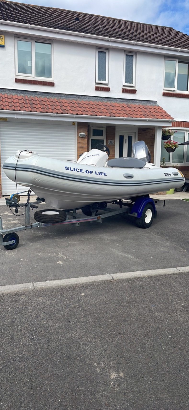 Brig Eagle 380 with Mariner 40 - 4 Stroke