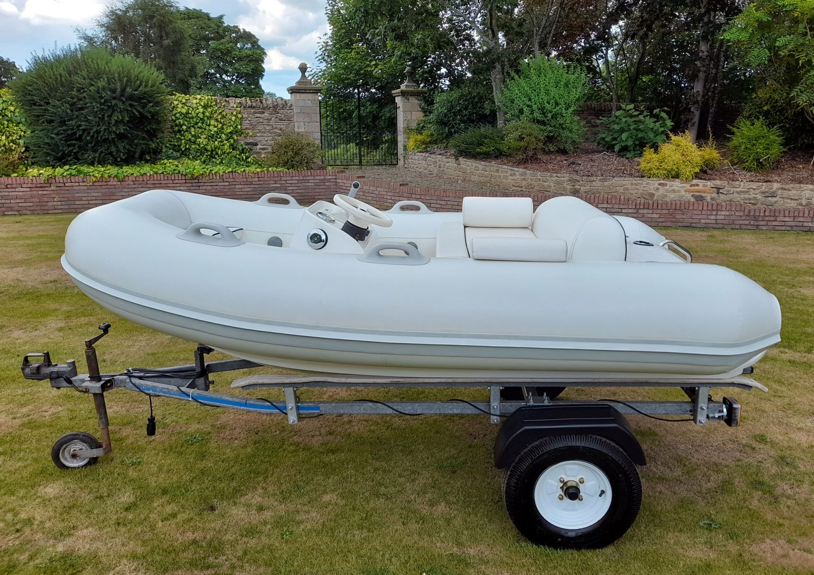 WILLIAMS 285 JET RIB TENDER &amp; TRAILER