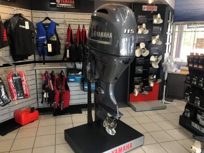slightly used Yamaha 115HP 4-Stroke Outboard Motor Engine